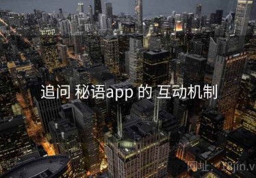 追问 秘语app 的 互动机制