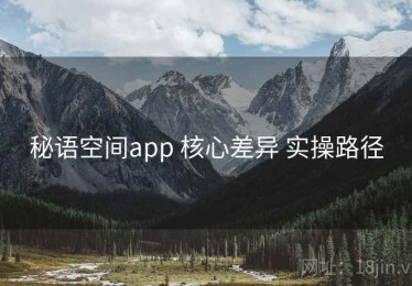 秘语空间app 核心差异 实操路径