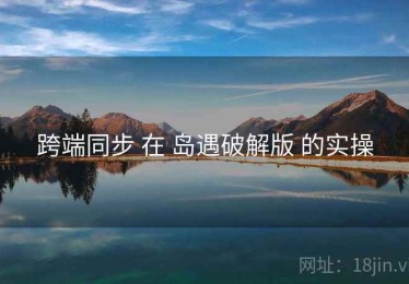 跨端同步 在 岛遇破解版 的实操