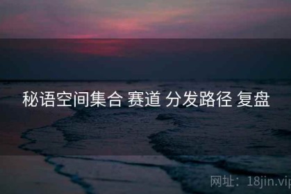 秘语空间集合 赛道 分发路径 复盘