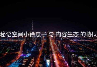 秘语空间小徐崽子 与 内容生态 的协同