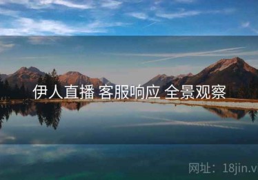 伊人直播 客服响应 全景观察
