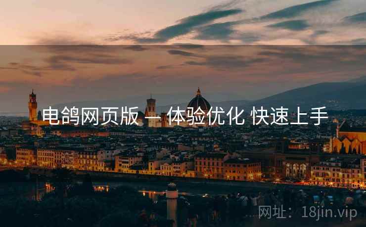 电鸽网页版 — 体验优化 快速上手
