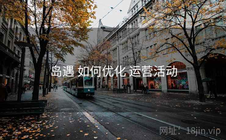 岛遇 如何优化 运营活动